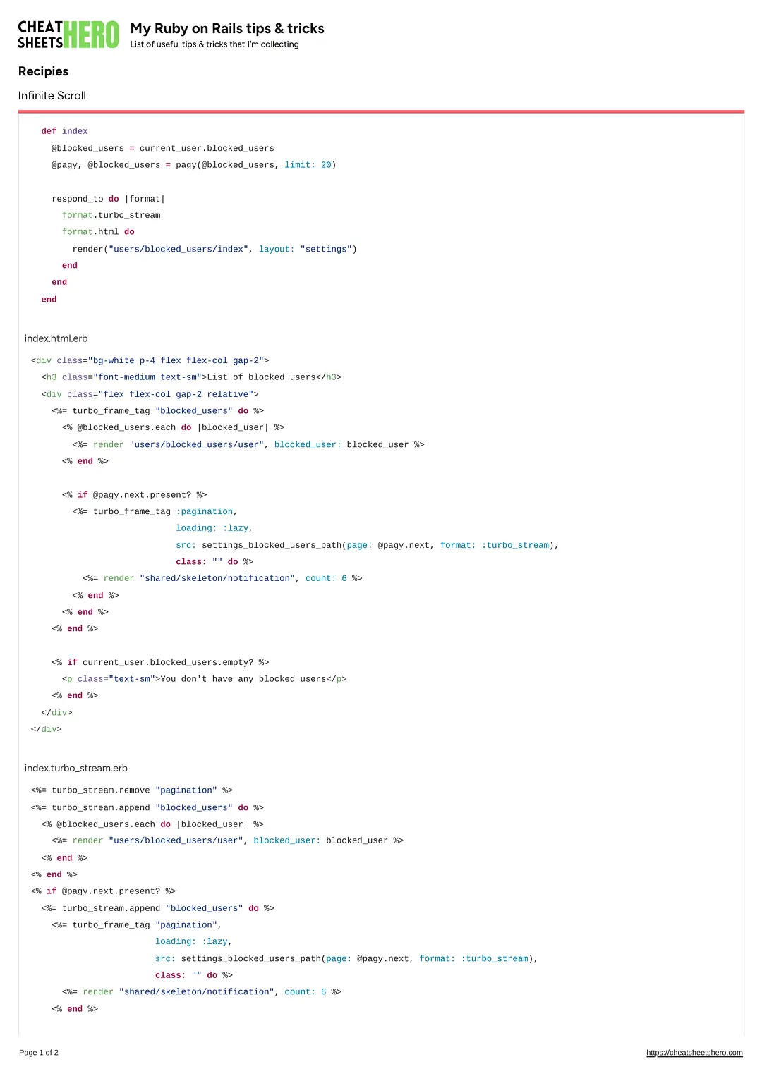 My Ruby on Rails tips & tricks