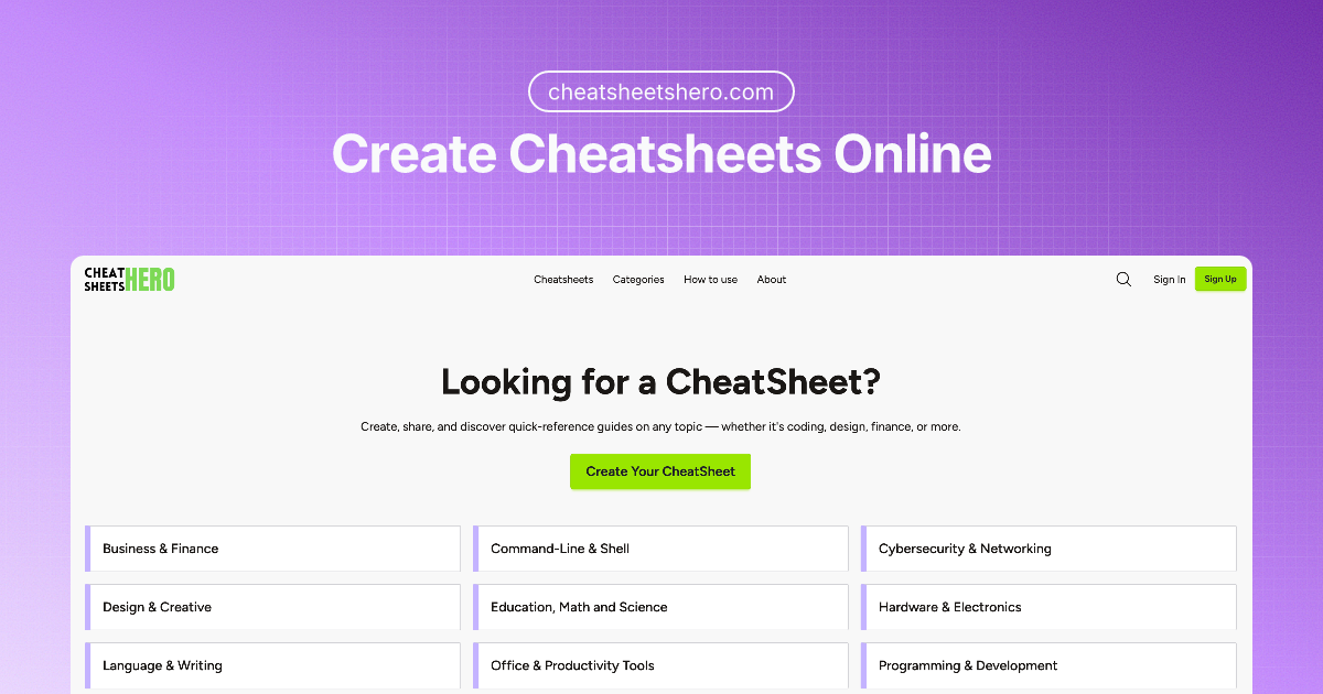 C# Cheatsheets | Cheat Sheets Hero